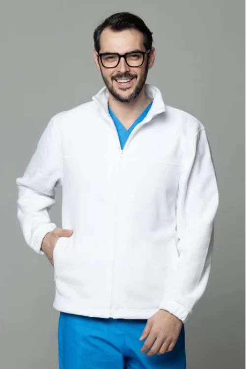 TAG UPSIDE ZIP férfi polár pulóver