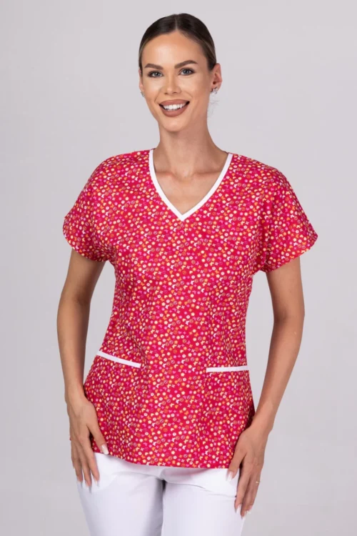 TAG PREMIUM mintás női felső – Red Hippie Butterflies