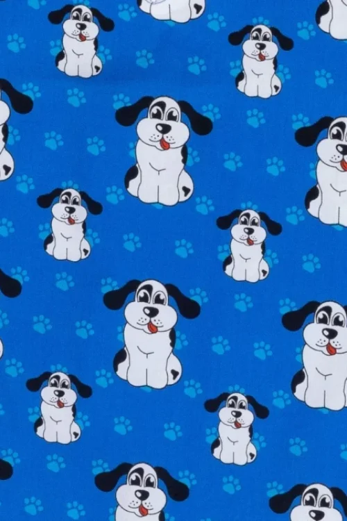TAG mintás női orvosi sapka – Blue Puppies