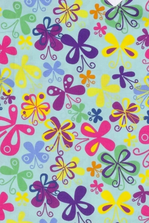 TAG mintás női orvosi sapka – Fistic Butterfly Blossom